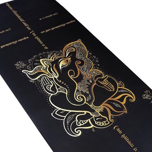Tapis yoga pro similicuir ganesha +sac