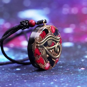 Pendentif yoga méditation œil d'horus