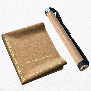 Tapis yoga de voyage liège yoga mantraor