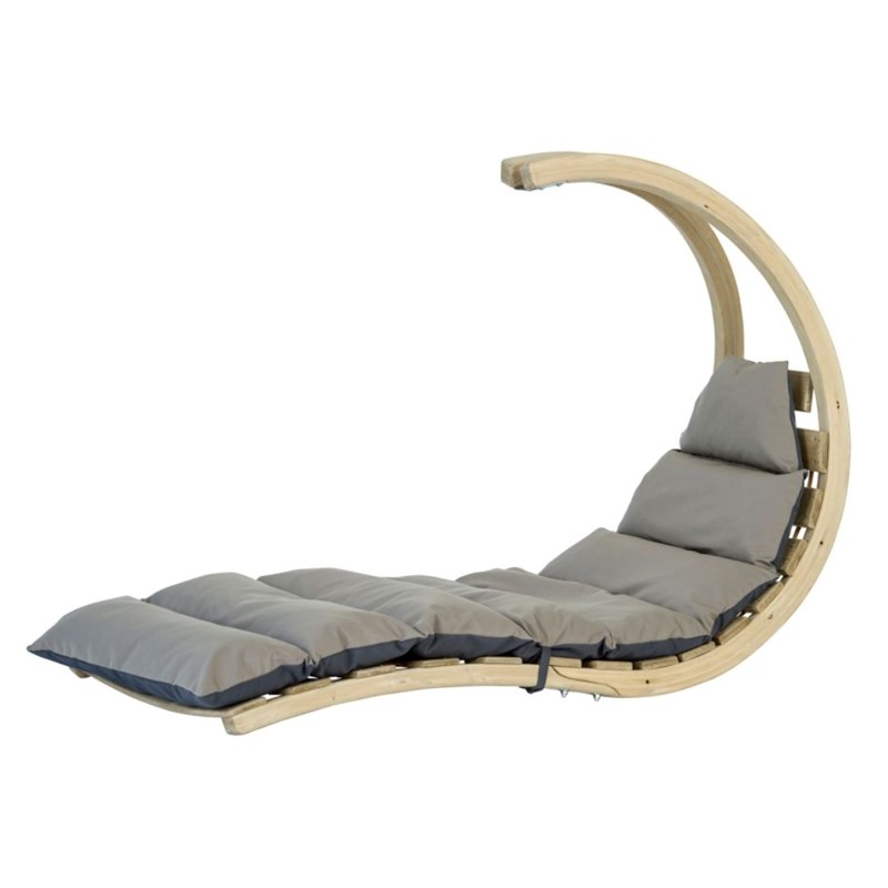Amazonas - Swinger lounger taupe-anthracite