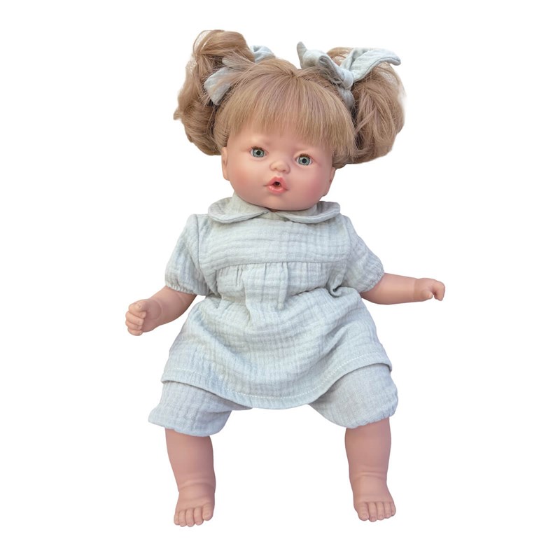 Poupée à couettes 36cm julia bobble vert (Wookids) - Couverture