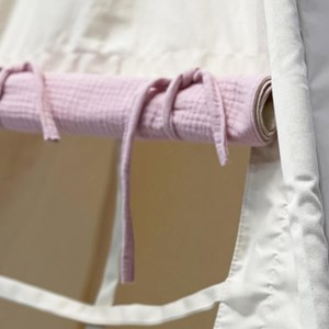 Tipi enfant bobble beige-rose