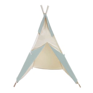 Tipi enfant bobble beige-vert