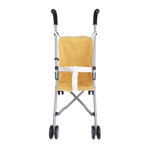 Poussette poupée bobble moutarde