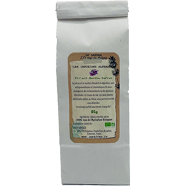 Infusion tilleul-menthe-safran 25g bio