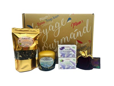 Coffret savons fleurs de safran et thés