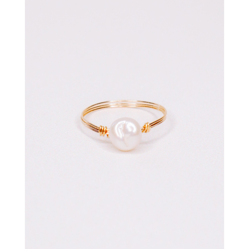 Axelle Joly - Bague - gaiola blanche - s