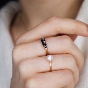 Bague - gaiola blanche - m