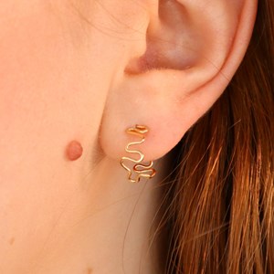 Boucles d'oreilles - amazone - or