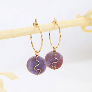 Boucles d'oreilles - paludo - or