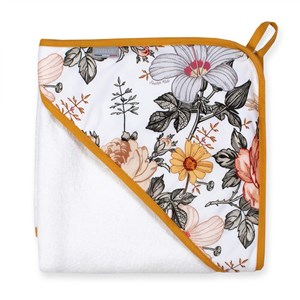 Cape de bain coton bambou néo vintage