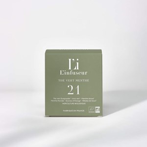 Thé vert menthe n°21 bio - sachets