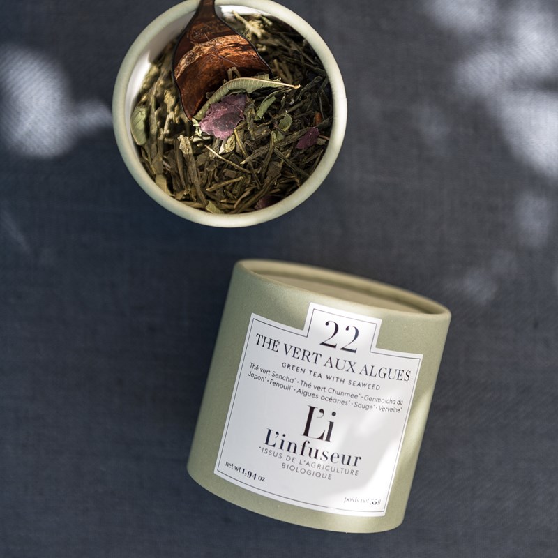 L'INFUSEUR - Thé vert aux algues n°22 bio