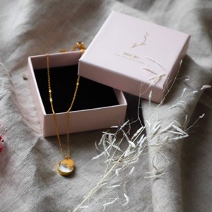Collier pendentif - oxalis - or