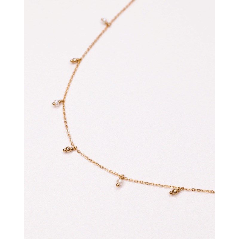 Collier pampilles - salicina - or