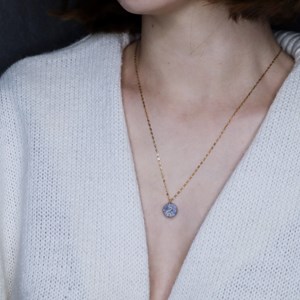 Collier - pallante - or