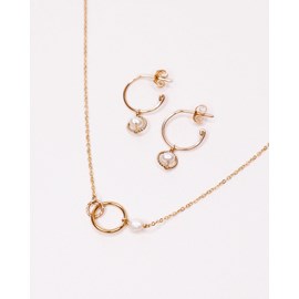 Coffret cadeau - collier et créoles