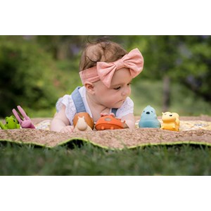 Oiseau en caoutchouc naturel