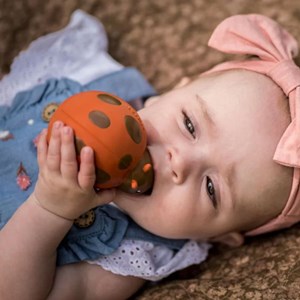 Coccinelle en caoutchouc naturel