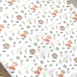Topponcino en coton bio et housse renard
