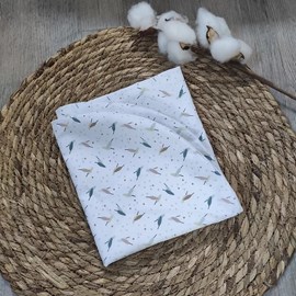 Housse de topponcino plumes