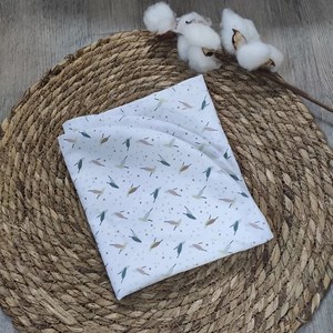 Housse de topponcino plumes