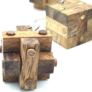 4 mini casse-tête porte-clés