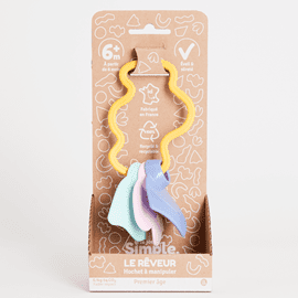 Hochet orange - made in france