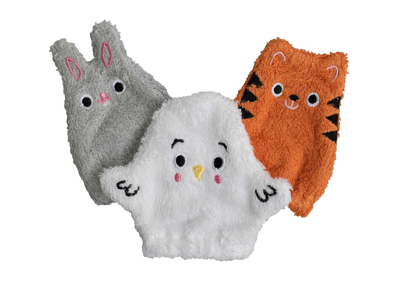 Gants de Toilette Enfant Coton & Bambou - Atelier Chamalo - Prairymood