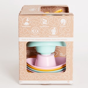 Coffret d'eveil - hochet rose