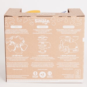 Coffret d'eveil - hochet orange