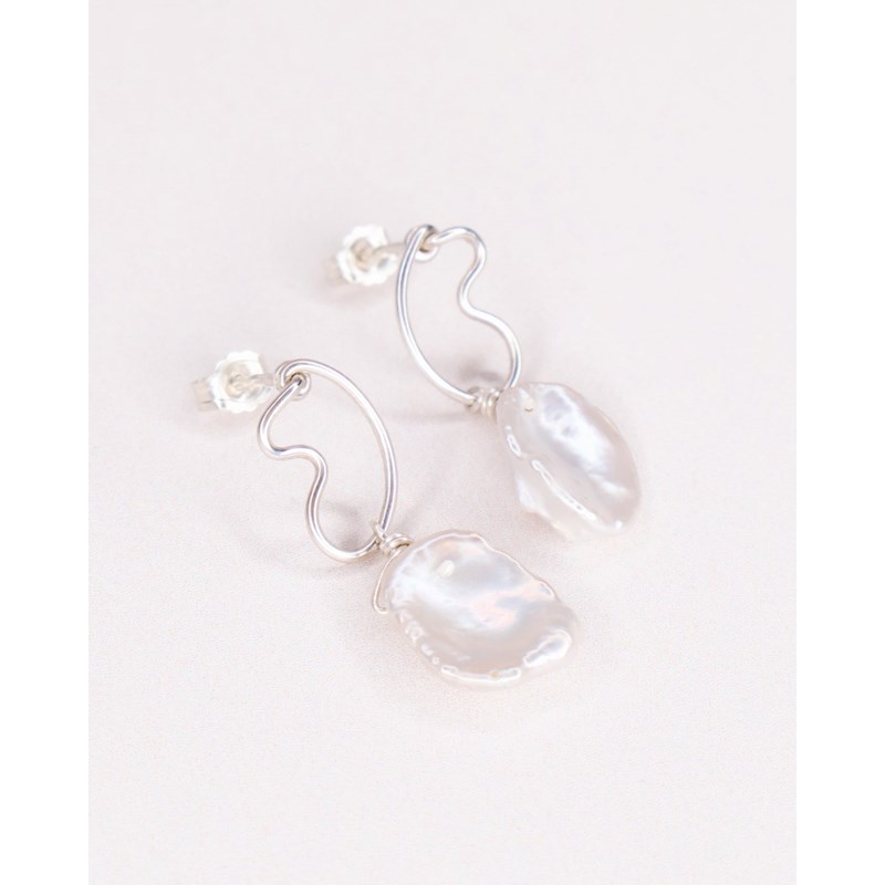 Axelle Joly - Boucles - murano - argent