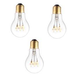Pack 3 ampoules e27 led déco blanc chaud