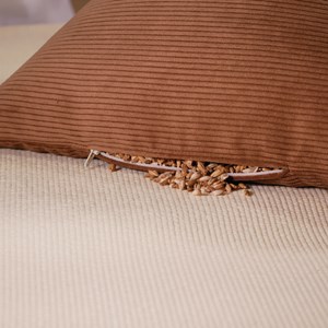 Coussin de méditation - berlingot camel