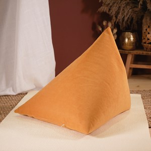 Coussin de méditation - berlingot ocre