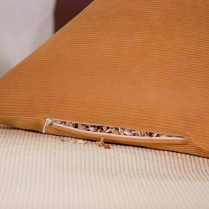 Coussin de méditation - berlingot ocre
