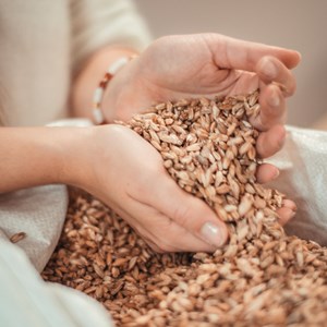 Coussin de méditation - berlingot ocre