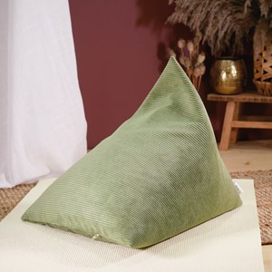 Coussin de méditation - berlingot kaki