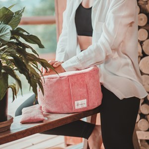 Coussin de méditation haut, zafu velours