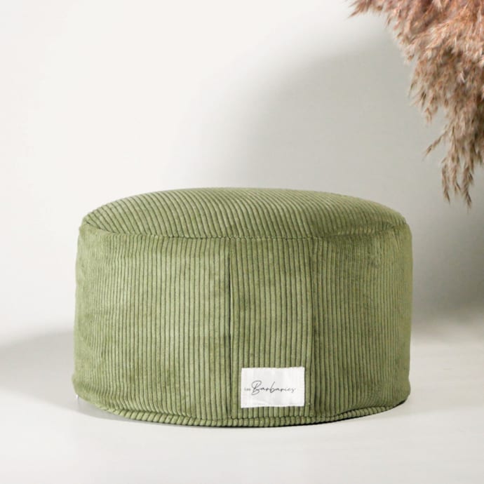 Coussin De Méditation Zafu En Velours Et Toile – Remplissage Sarrasin Bio