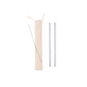 Pailles reutilisables inox