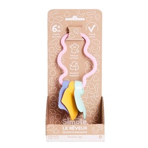 Hochet rose - made in france