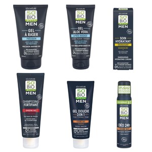 Routine soins bio pour homme so'bio étic