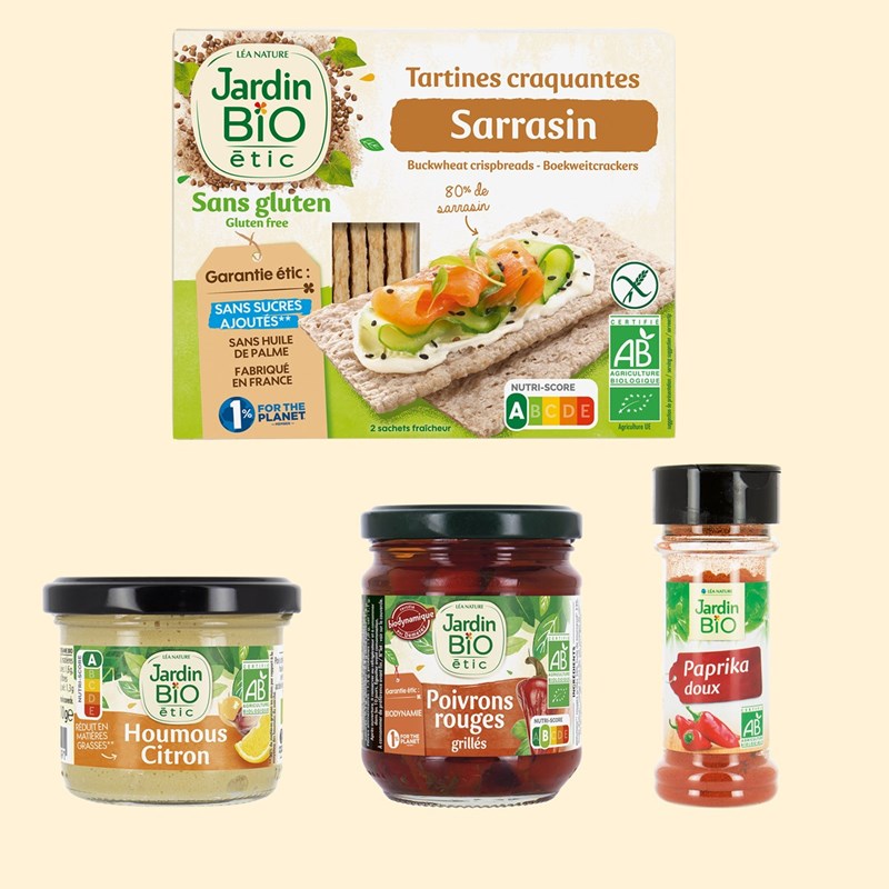 Jardin Bio' - Sélection apéro bio jardin bio etic