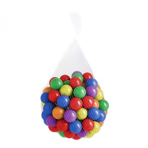 2 sacs de 100 balles - multicolore