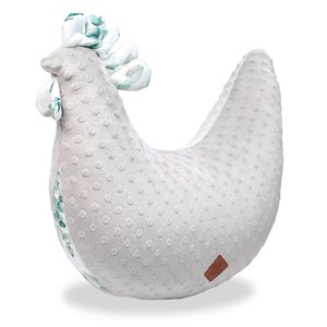 Coussin d'allaitement poule eucalyptus