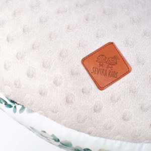 Coussin d'allaitement poule eucalyptus