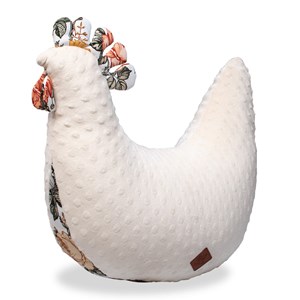 Coussin de maternité poule écru 50 x 40