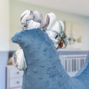 Coussin d'allaitement poule safari