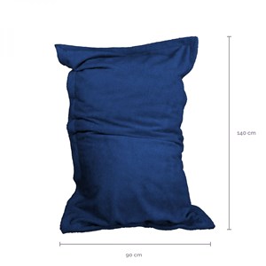 Pouf d'intérieur - bleu marine